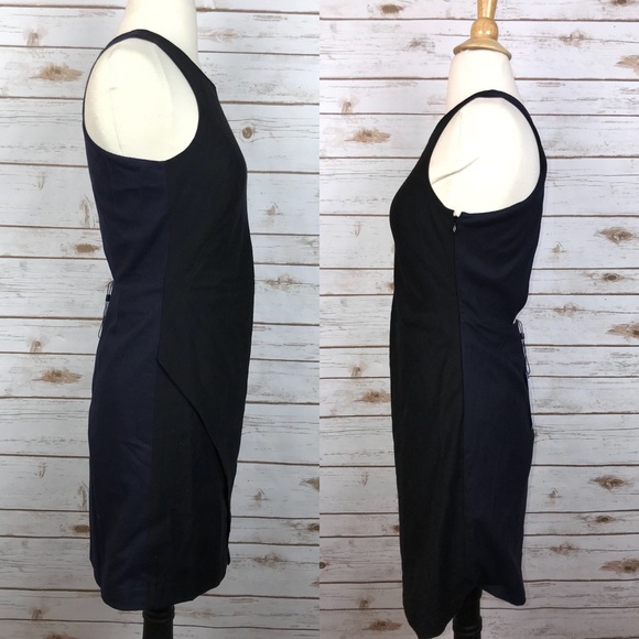 Rebecca Minkoff Juno Cross Back Scissor Hem Dress - Picture 2 of 4